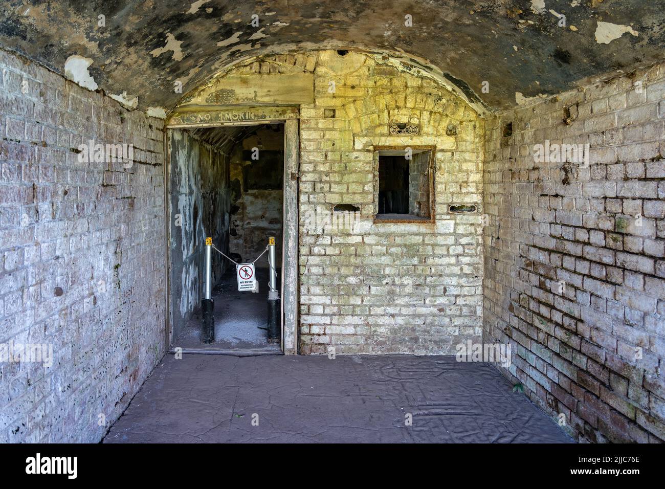 Brisbane, Australia Old military base buildings at Fort Lytton Stock