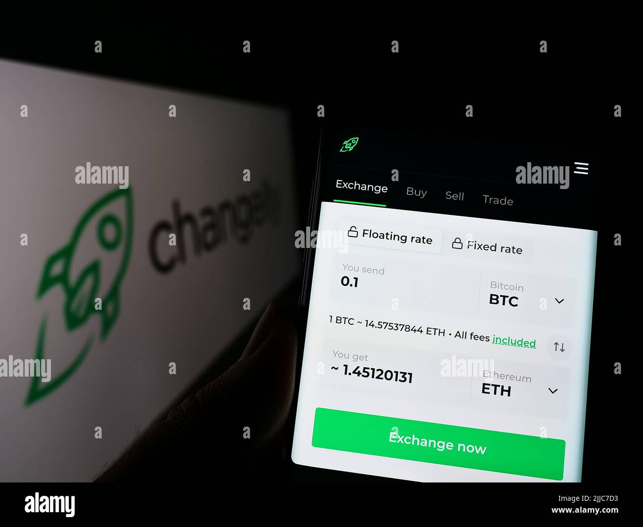 Changelly crypto hi-res stock photography and images - Alamy
