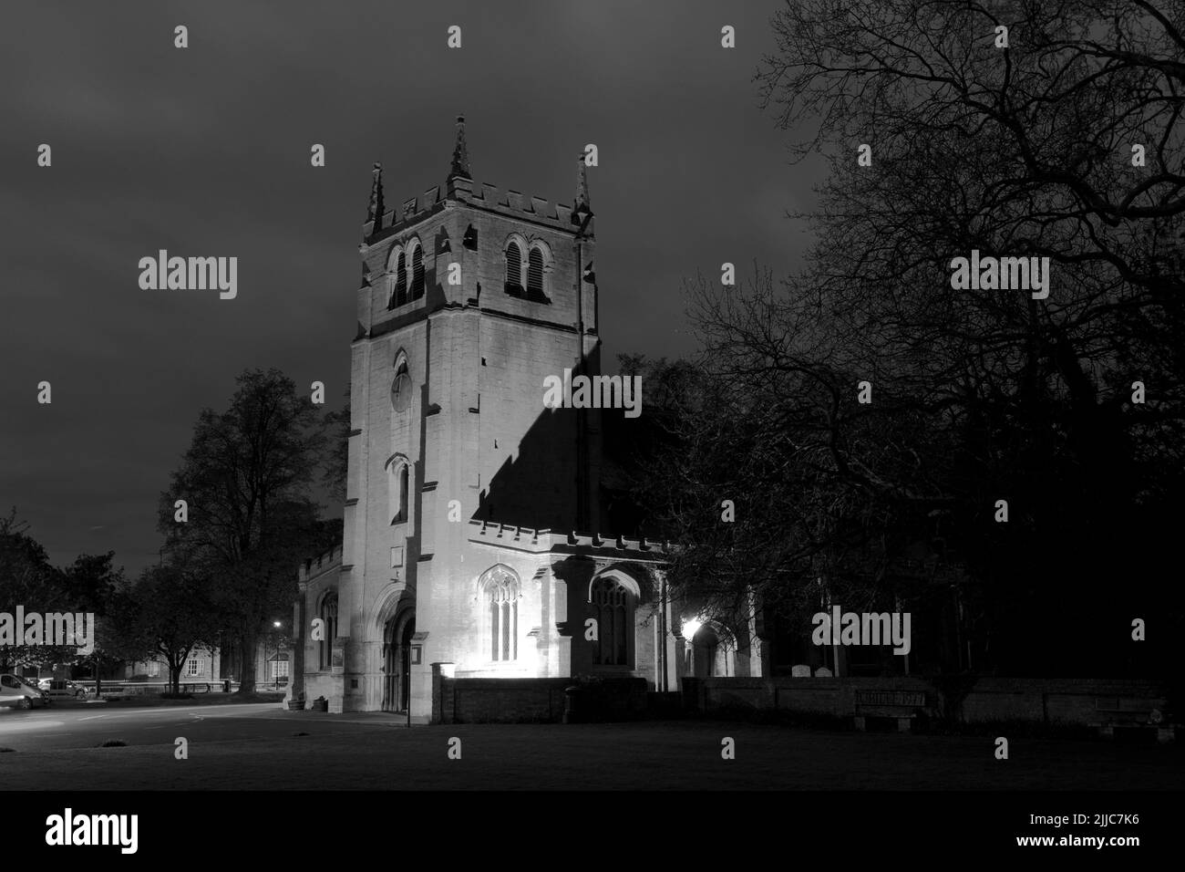 St Thomas a Becket church, Ramsey town, Cambridgeshire, England, UK ...