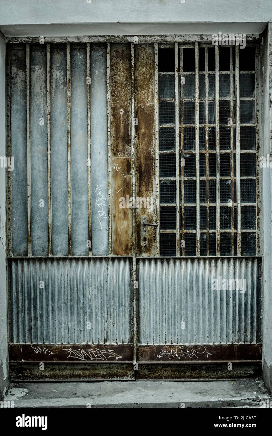 Rusty door Stock Photo