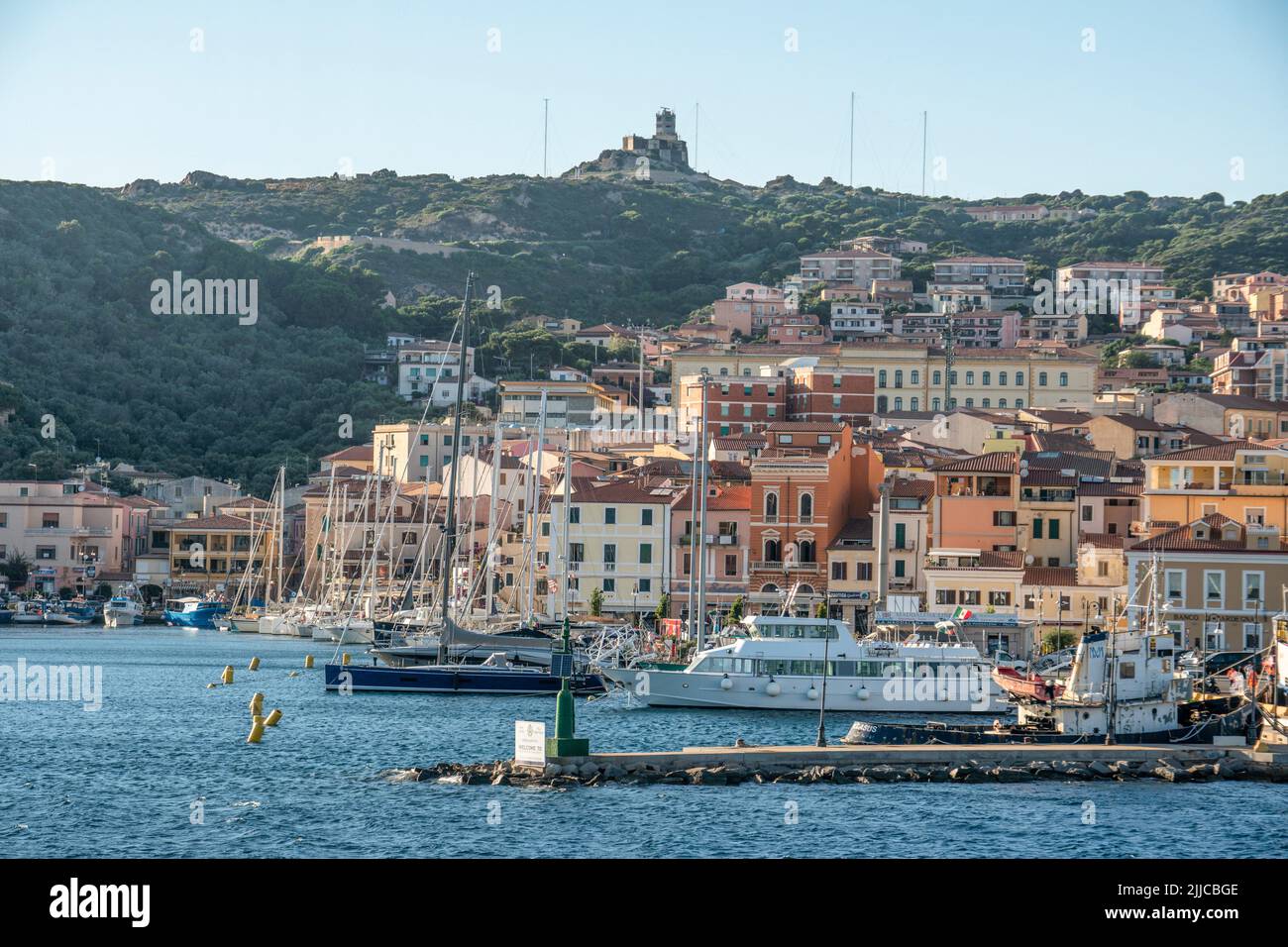 Hafen von Isloa La Maddalena , Sardinien, Italien, Europa Stock Photo