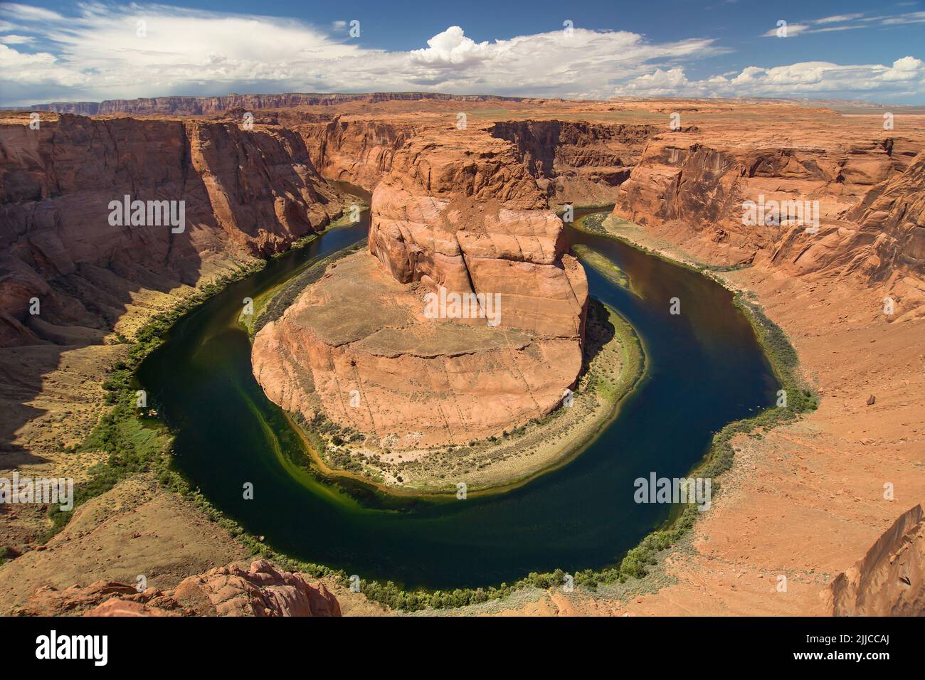 Horseshoe Bend on the Colorado River, Arizona, United States. Stock Photo