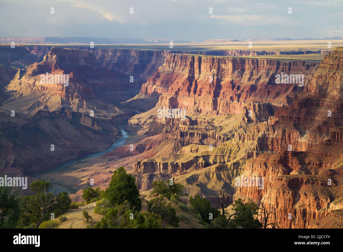 Grand Canyon from Desert View, Arizona, United States. Stock Photo