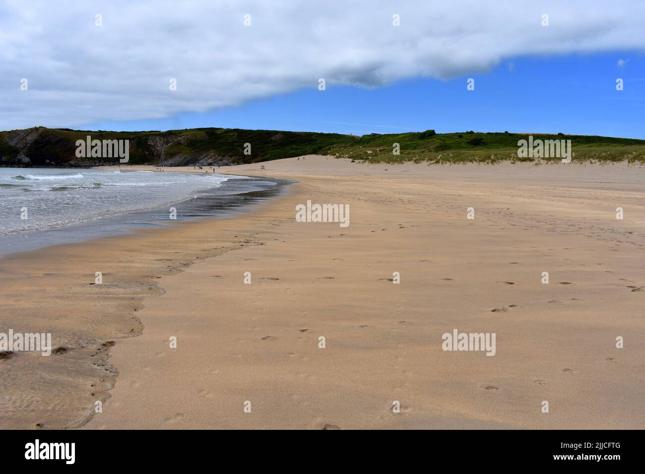 Broadhaven south beach, Stackpole, Pembrokeshire, Wales Stock Photo