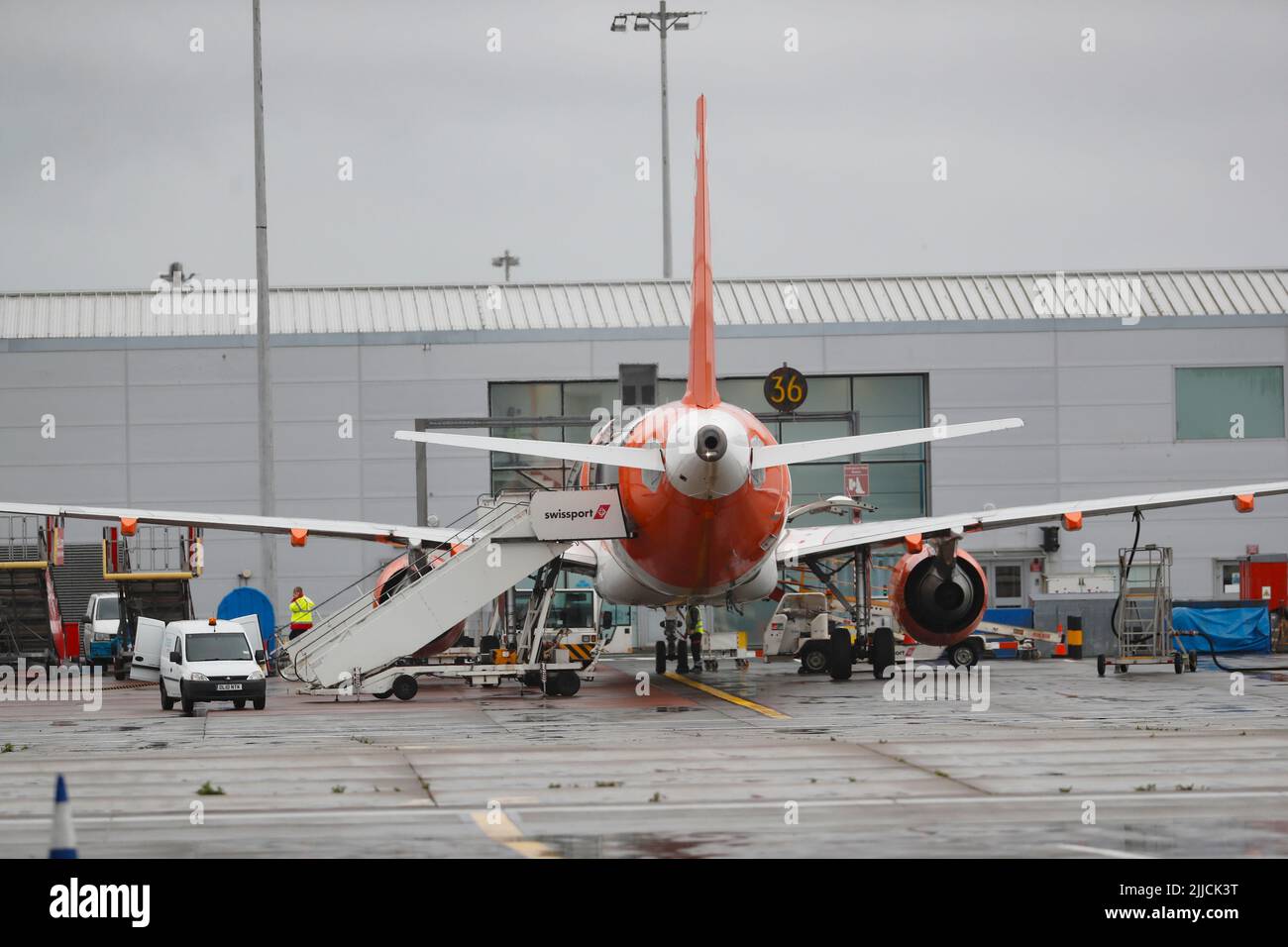 Glasgow Airport, Scotland Stock Photo