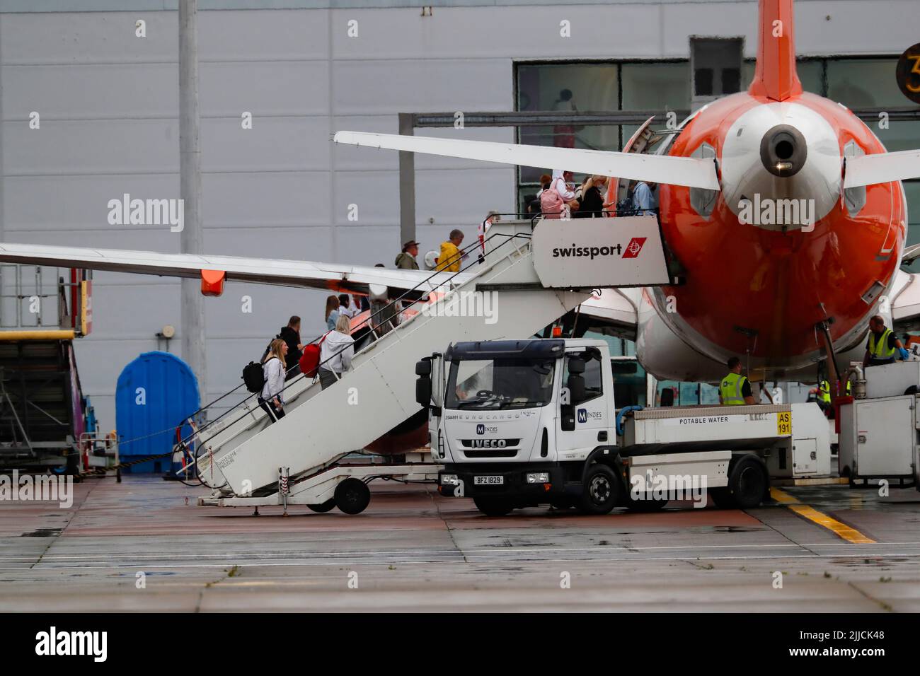 Glasgow Airport, Scotland Stock Photo