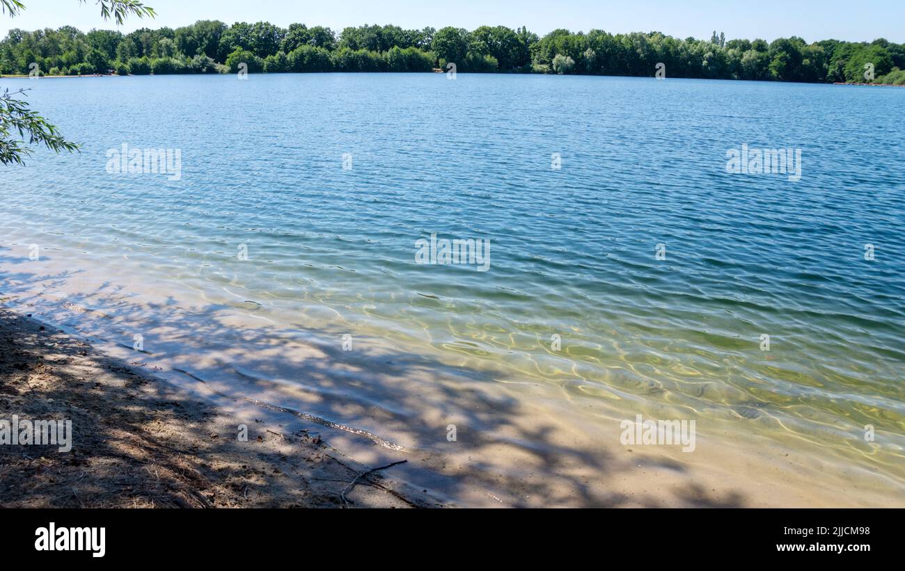 Bathing Lake Stock Photo