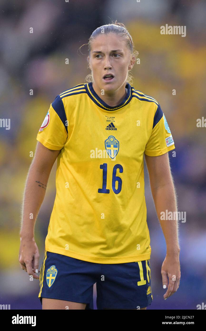 LEIGH filippa Angeldal of Sweden women during the women's quarterfinal match between Sweden
