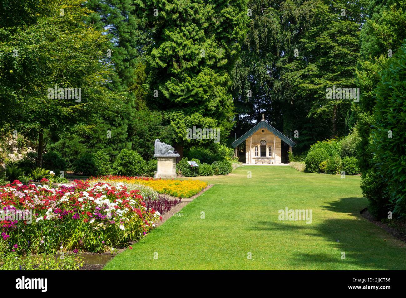 Brodsworth hall and gardens Target house and Target range a Victorian country house at Brodsworth near Doncaster South Yorkshire England uk gb Europe Stock Photo