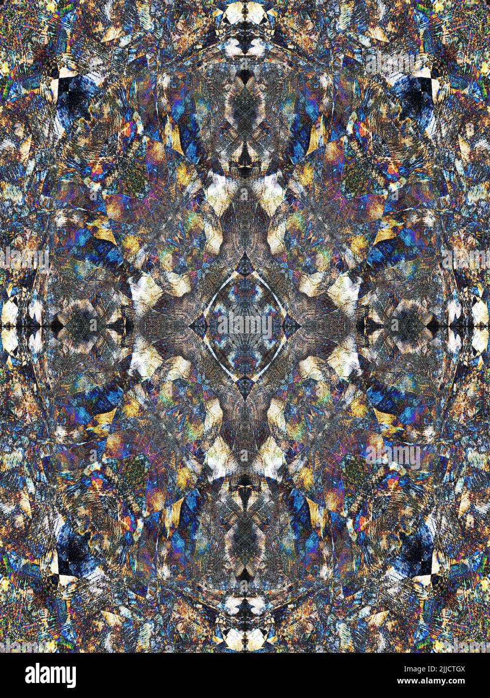 Fractal geometric shapes overlapping hi-res stock photography and ...