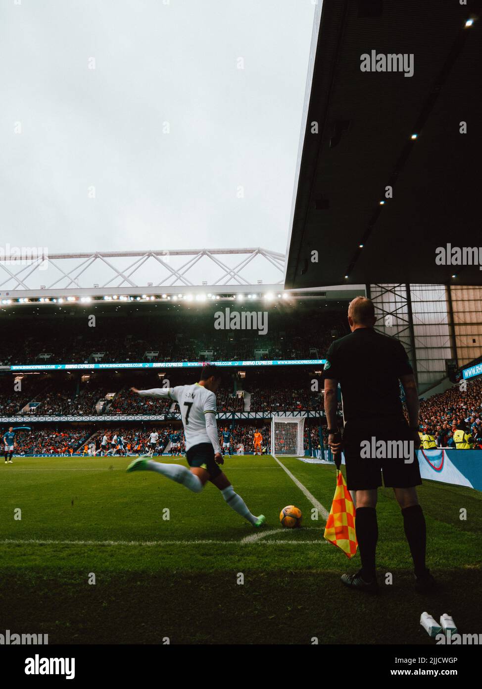 Rangers vs Tottenham Stock Photo