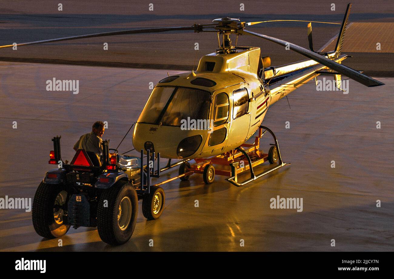 Eurocopter AS350 Squirrel helicopter Stock Photo