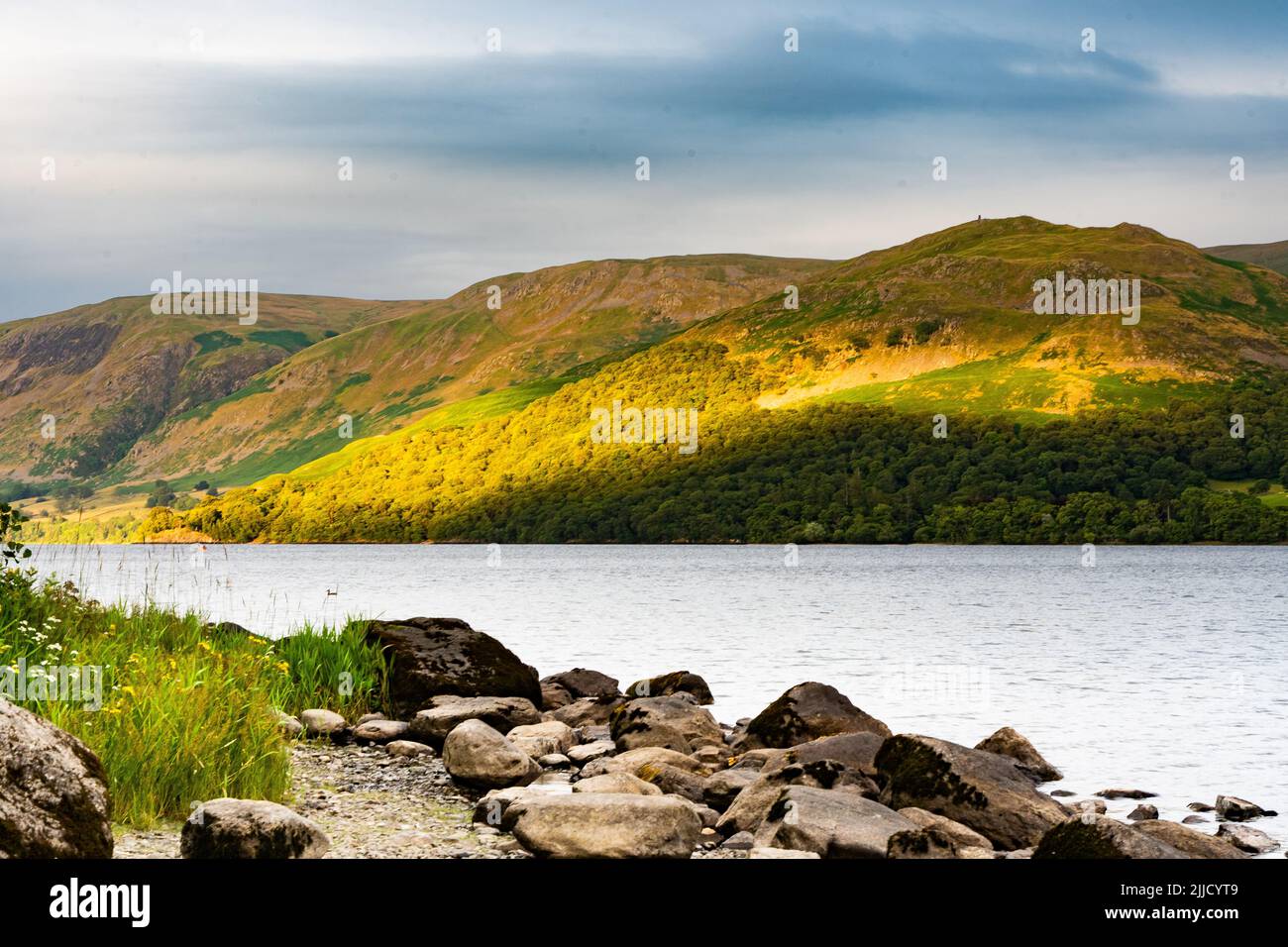 Lake Ullswater in Cumbria, North West England Stock Photo Alamy