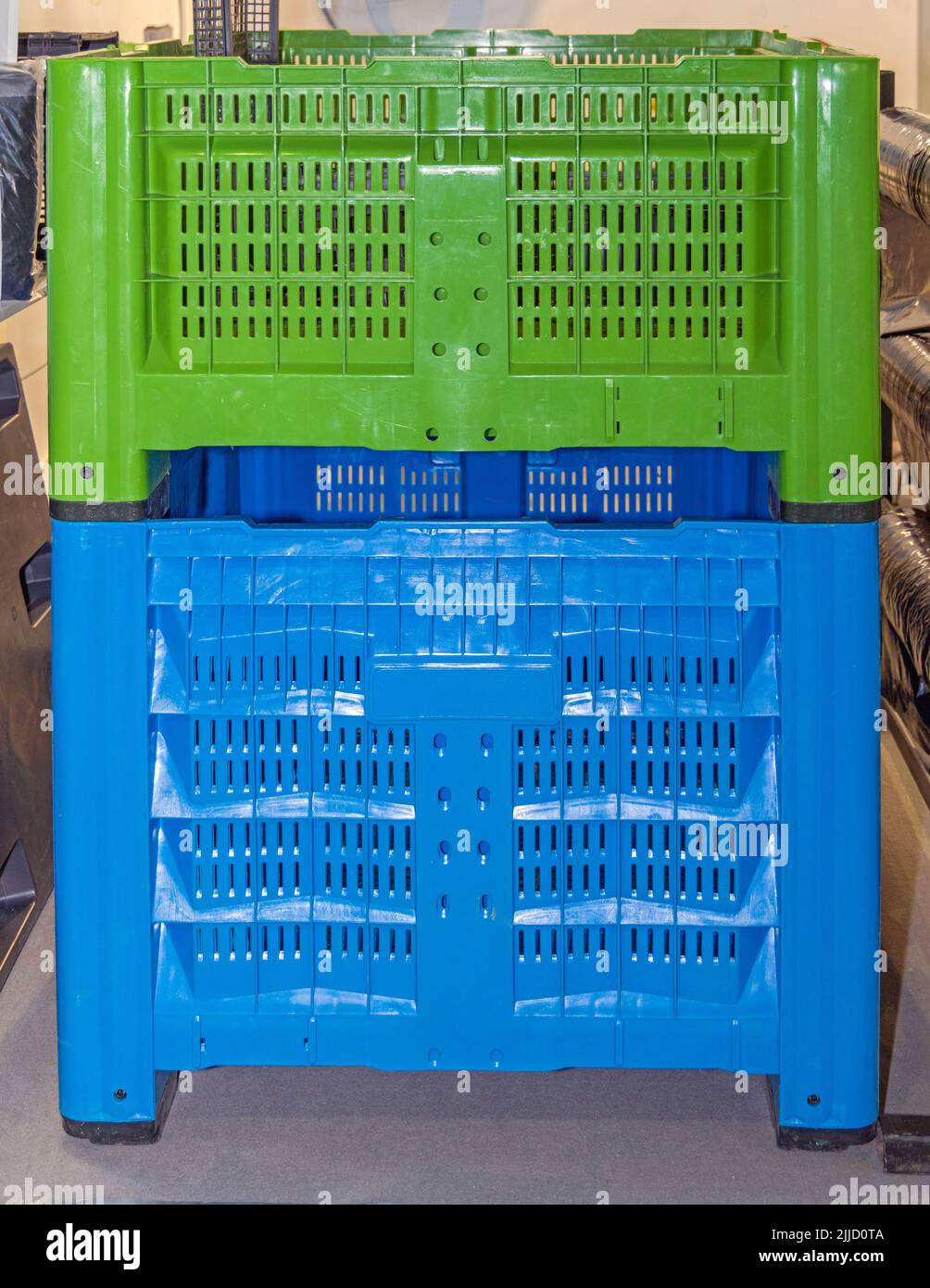Stackable Agriculture Transport Plastic Crates for Farm Produce Stock