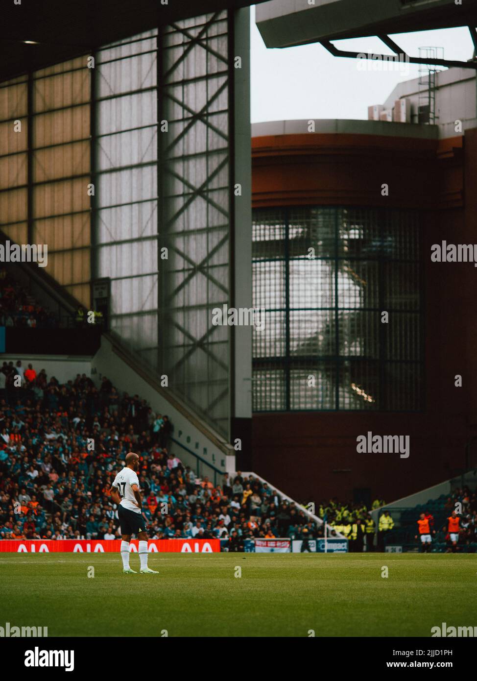 Rangers vs Tottenham Stock Photo