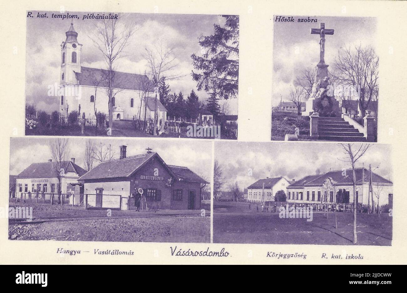 Vásárosdombó. The view of Vásárosdombó in the 1940s. The Local History