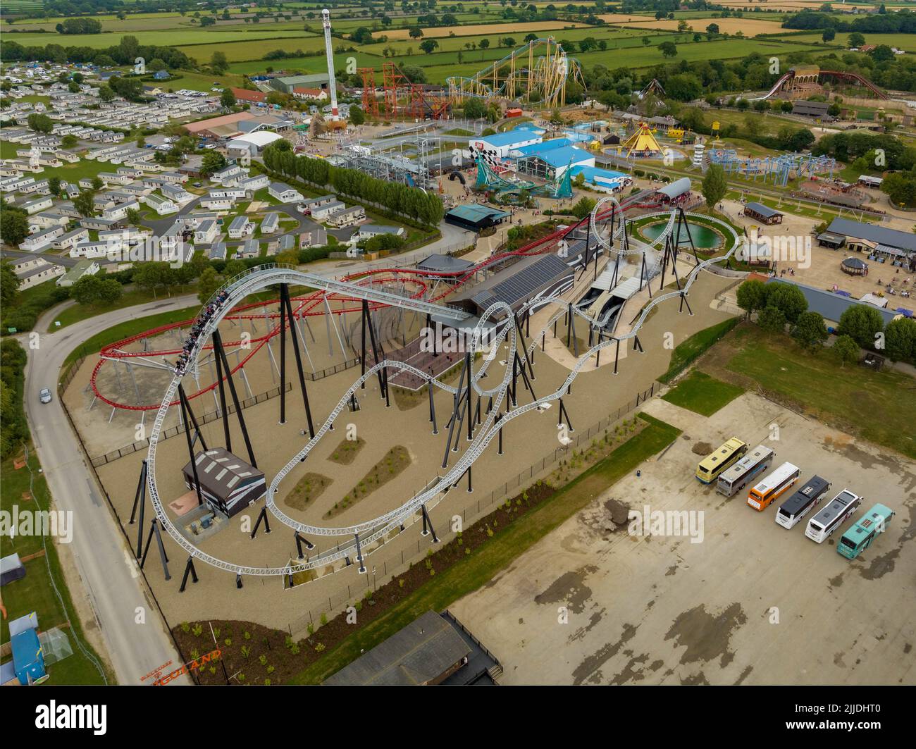 A Unique View from the Air of Sik the brand new 10 Looping Roller