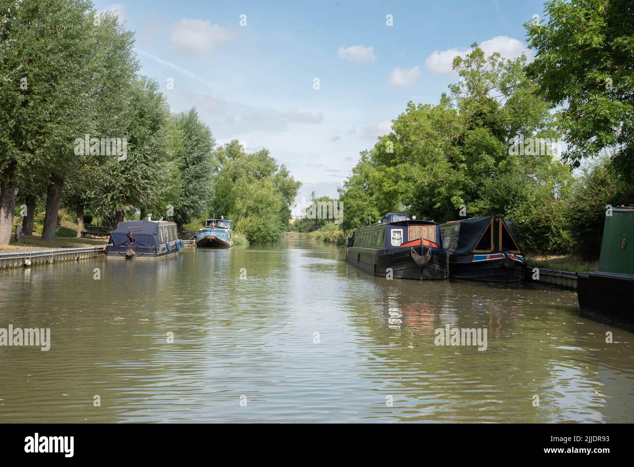 United Kingdom Canal network from the Grand Union Canal Stock Photo