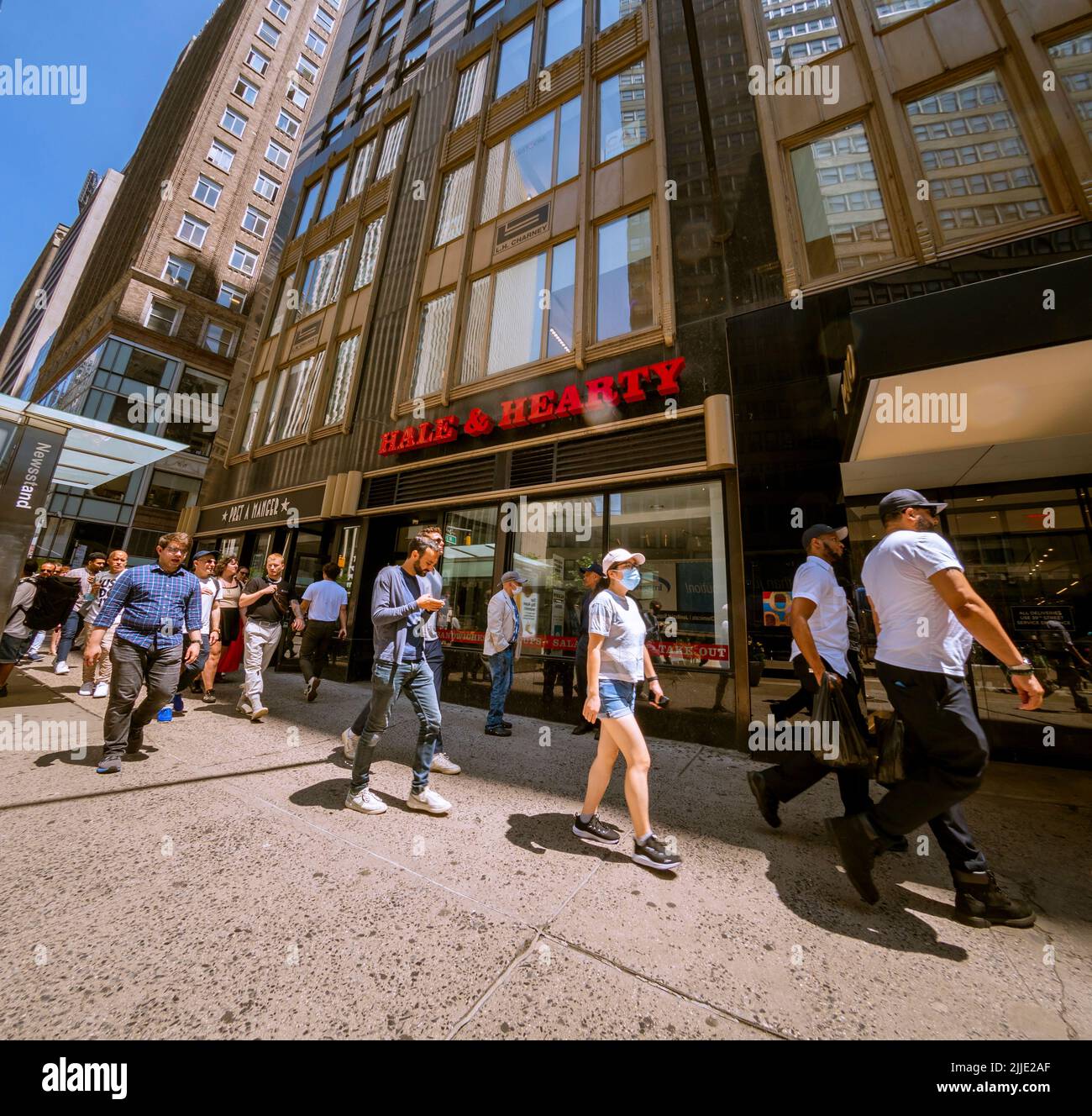 A closed branch of the Hale & Hearty sandwich and soup chain in the