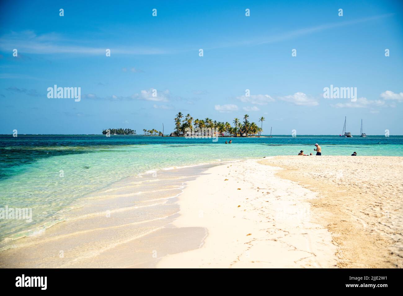 A Beach In The San Blas Islands In Panama Stock Photo Alamy A Beach In The San Blas Islands In Panama Stock Photo Alamy