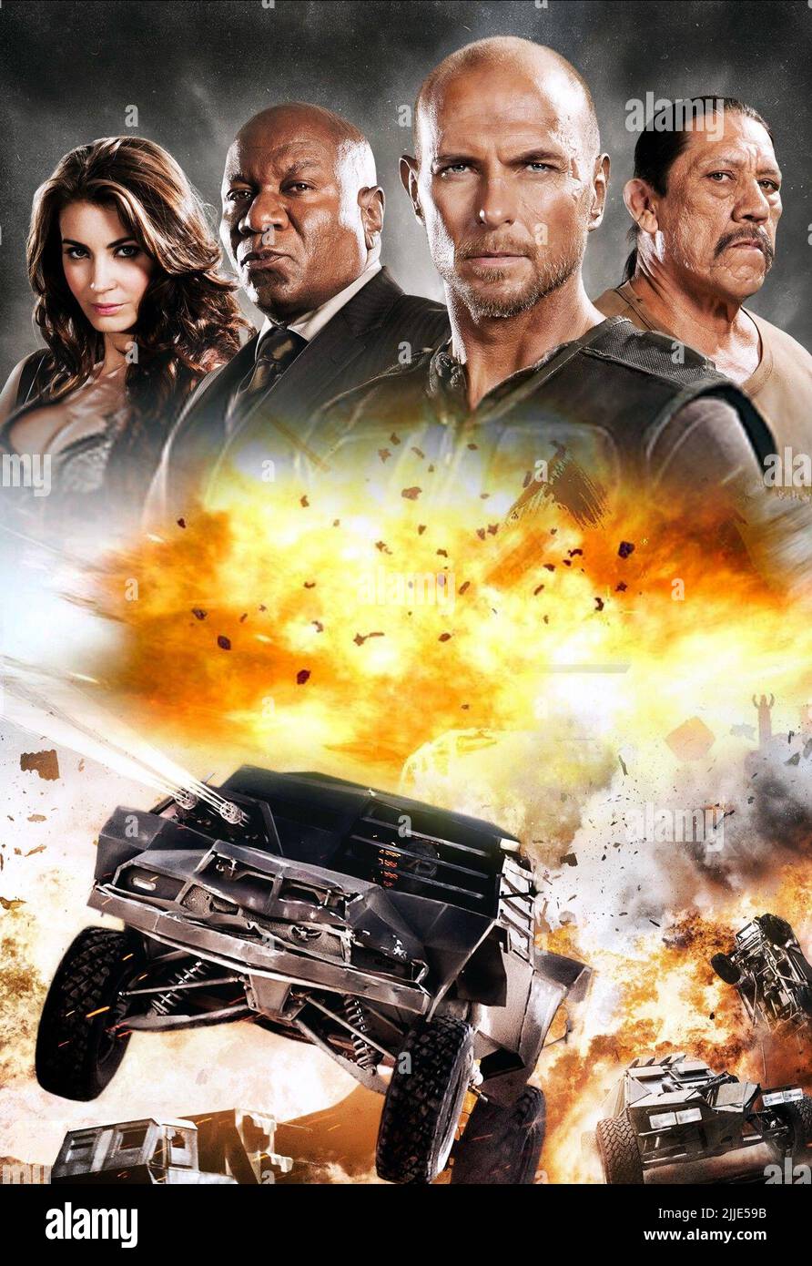 TANIT PHOENIX, VING RHAMES, LUKE GOSS, DANNY TREJO, DEATH RACE 3: INFERNO, 2012 Stock Photo