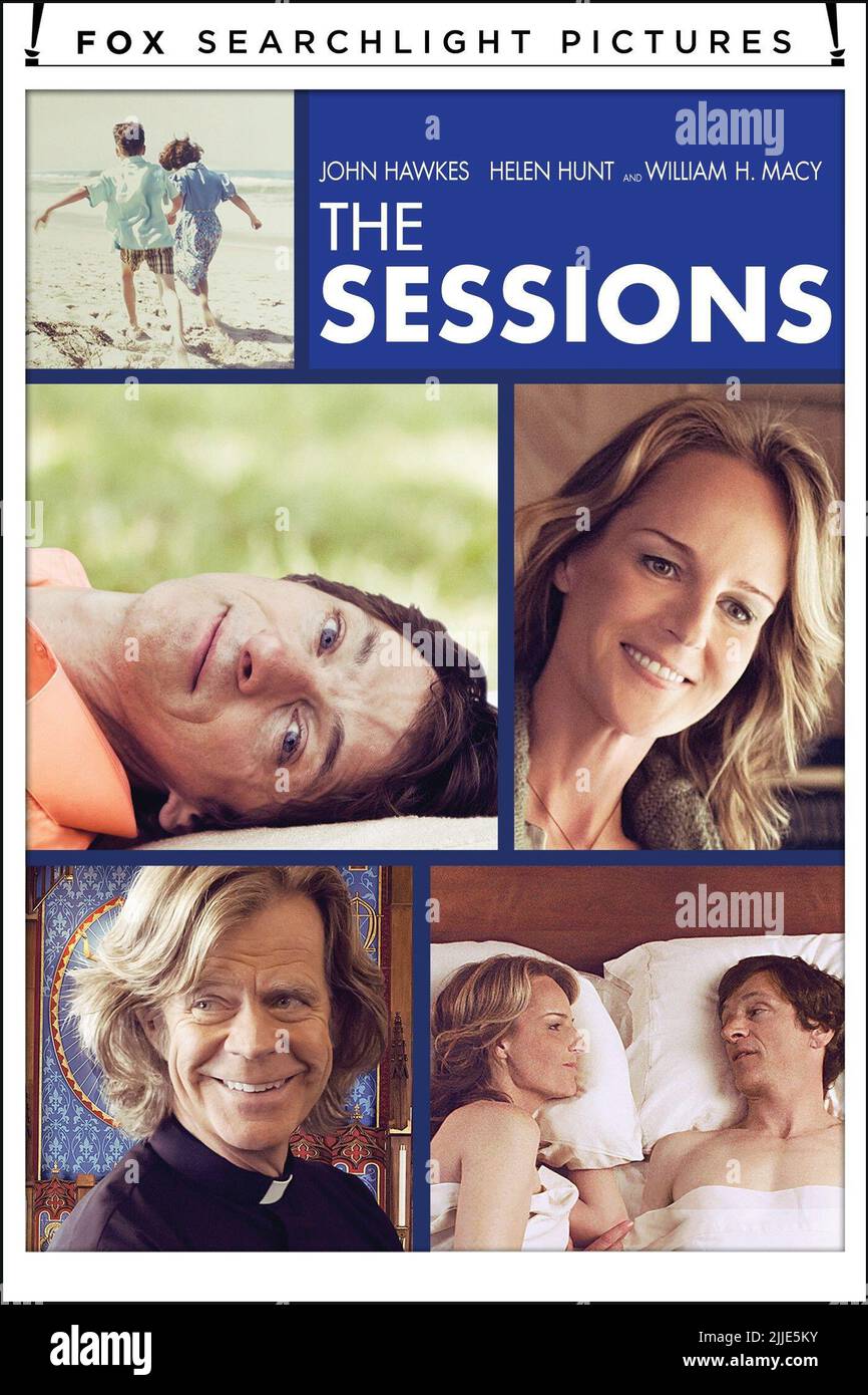 JOHN HAWKES, HELEN HUNT, WILLIAM H. MACY POSTER, THE SESSIONS, 2012 Stock Photo