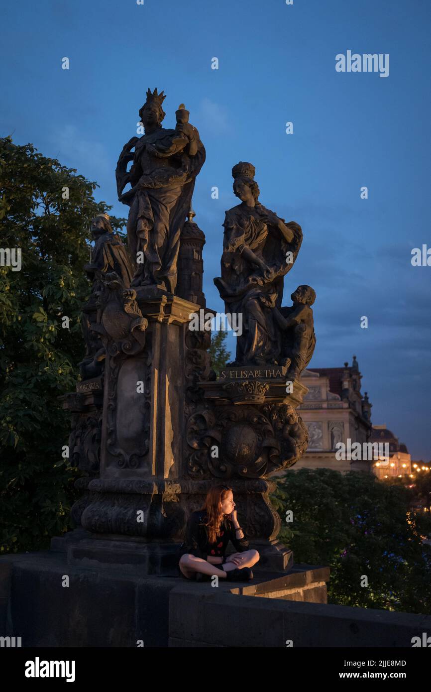 places around Prague Stock Photo