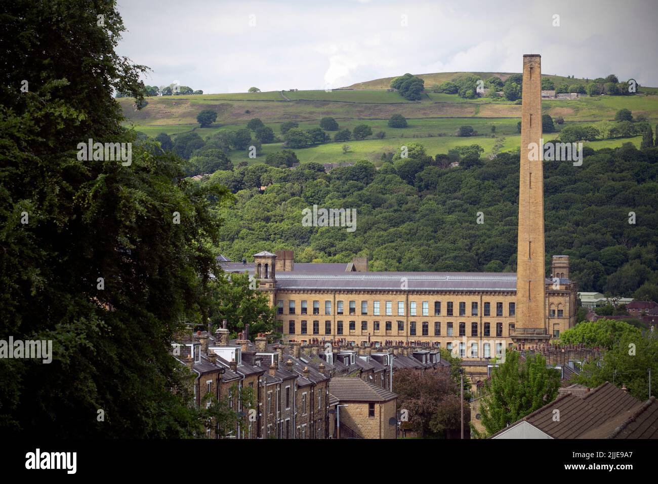 Former textile mill Salts Mill in the town of Saltaire in west