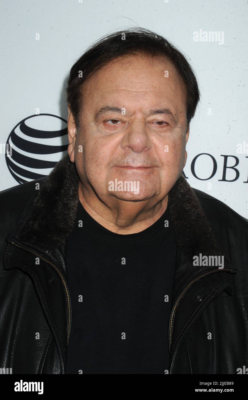 NEW YORK, NY - APRIL 25: Paul Sorvino attends the closing night screening of 'Goodfellas' during the 2015 Tribeca Film Festival at Beacon Theatre on April 25, 2015 in New York City   People:  Paul Sorvino Stock Photo