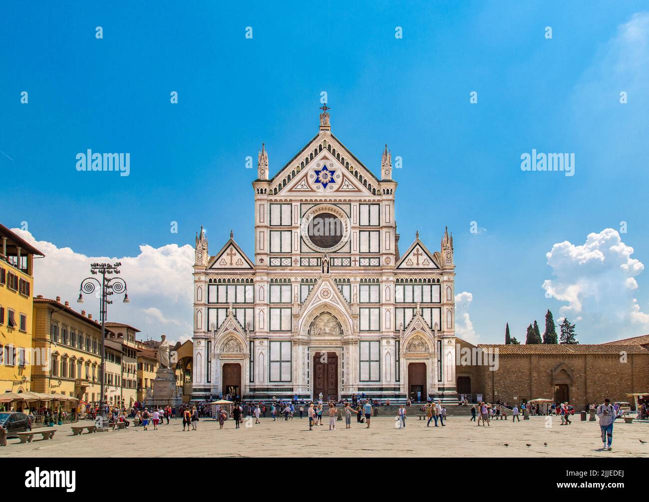 Basilica of Santa Croce, Florence, Italy Stock Photo