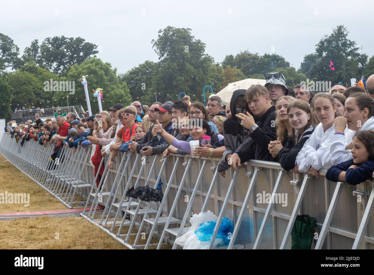 Festival crowd at Carfest North Stock Photo Alamy