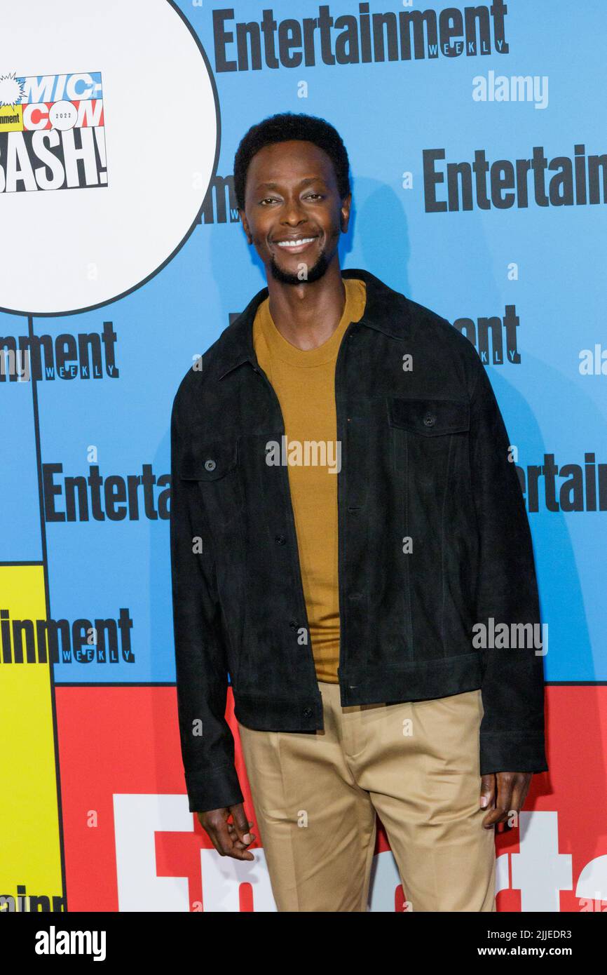 Edi Carter July 23, 2022, San Diego, California, U.S: Edi Gathegi attends ...