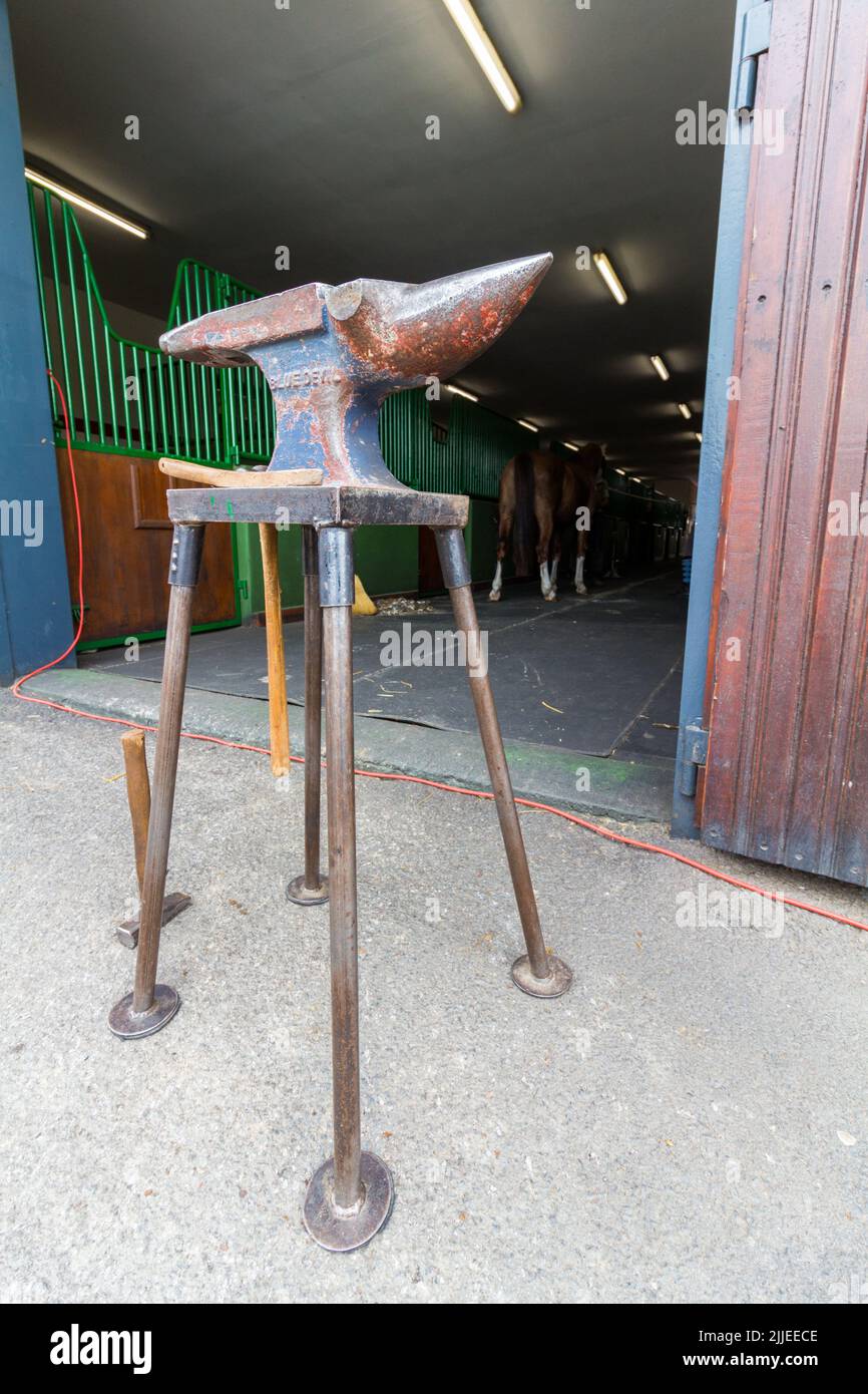 Horse shoeing equipment, Radpuszta, Balaton, Balatonlelle, Hungary