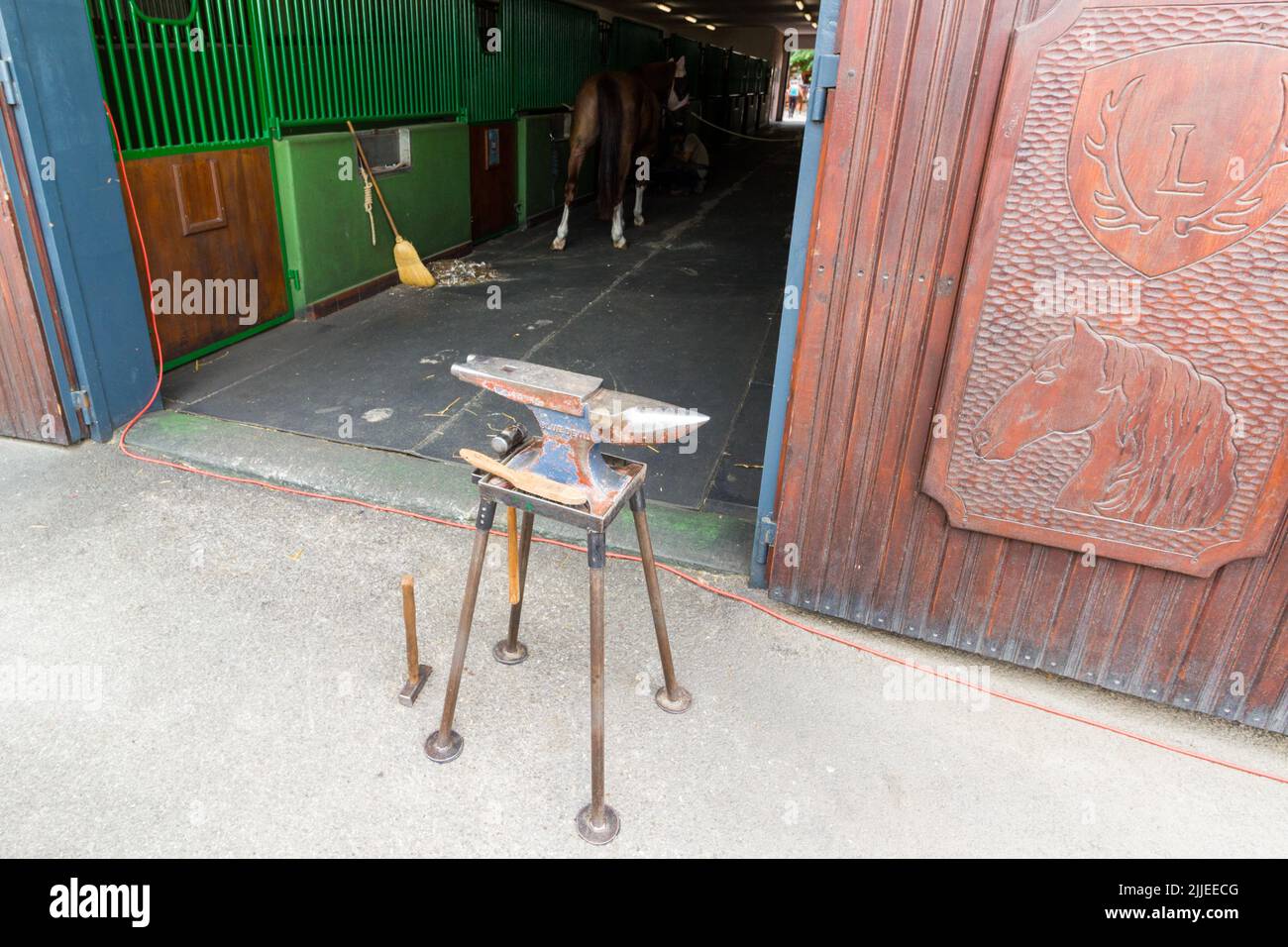 Horse shoeing equipment, Radpuszta, Balaton, Balatonlelle, Hungary
