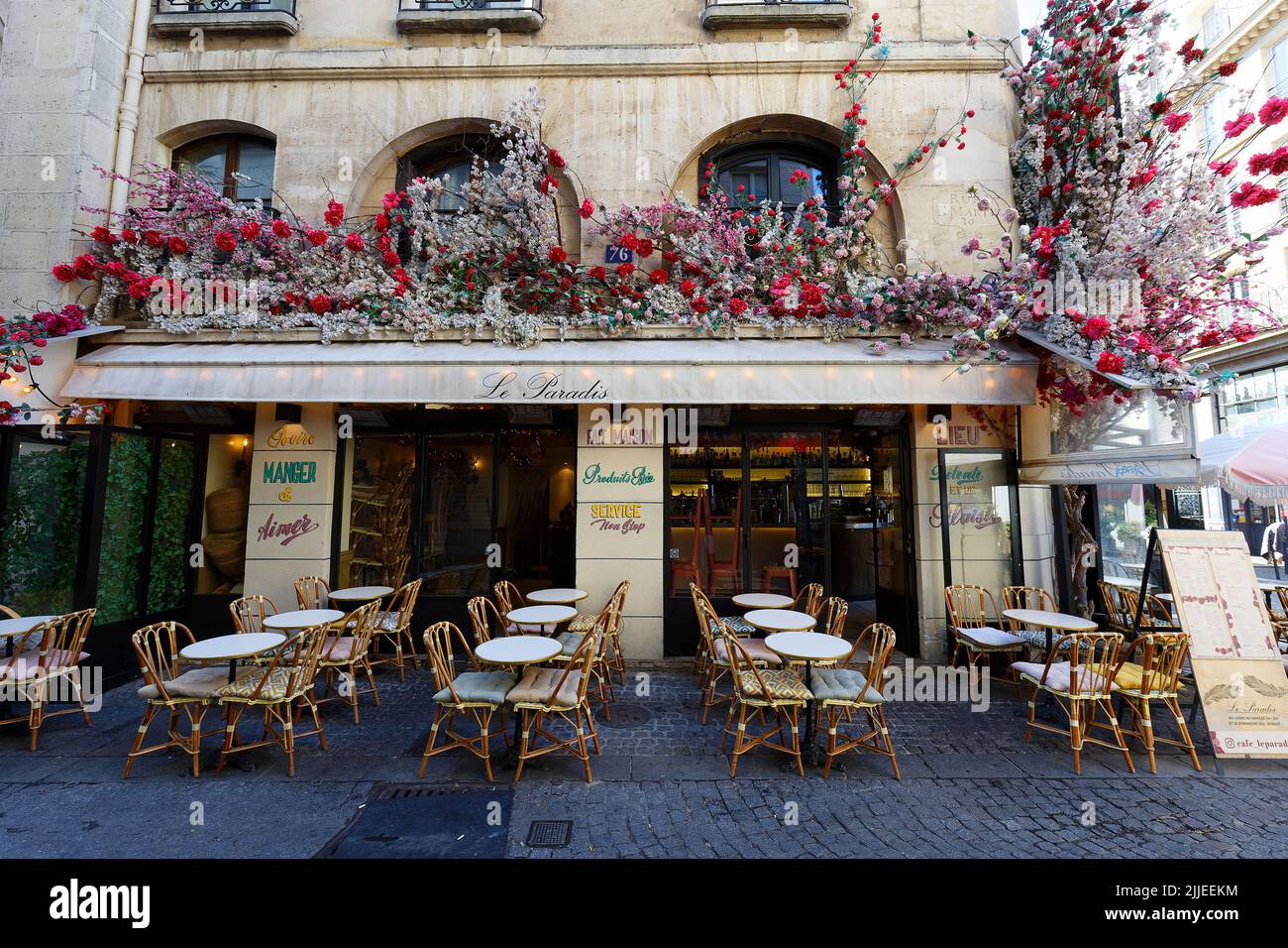 Cafe Le Paradis is traditional French cafe located in Les Halles