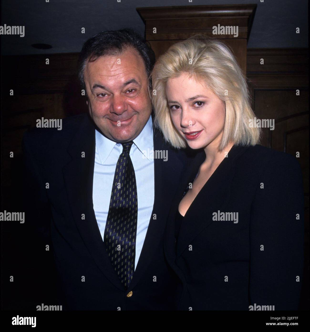 PAUL SORVINO (April 13, 1939 - July 25, 2022) was an American actor, opera singer, businessman, writer, and sculptor. He often portrayed authority figures on both sides of the law and was known for his roles in the 1990 gangster film 'Goodfellas', and the TV series 'Law & Order'. FILE PHOTO: Los Angeles, California, USA: PAUL SORVINO with daughter MIRA SORVINO at the 1996 Broadcast Film Critics Awards. (Credit Image: © Lisa Rose/ZUMA Wire) Stock Photo