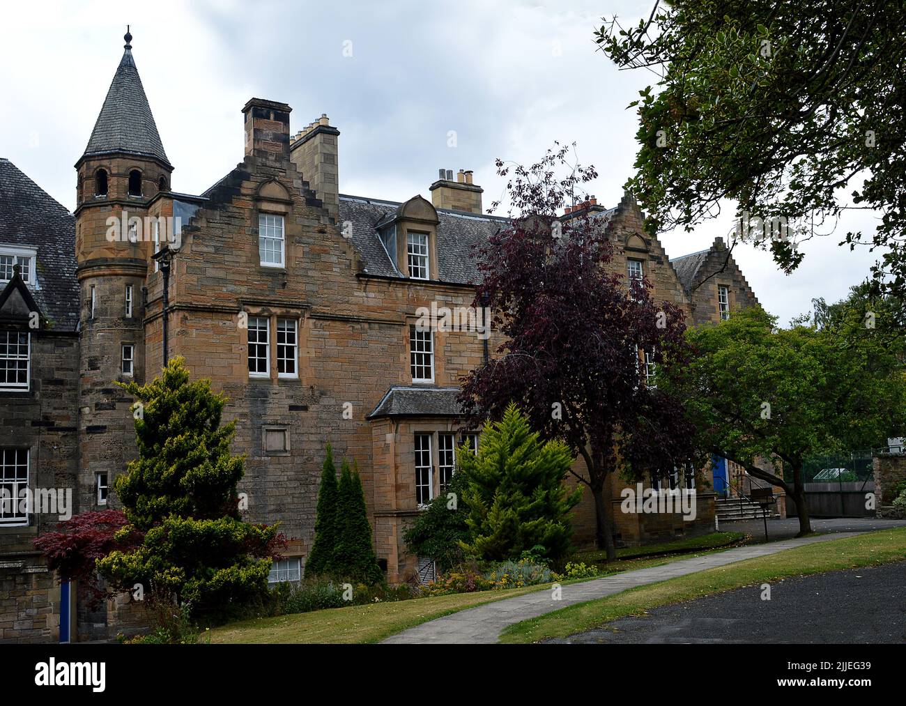 EDINBURGH, SCOTLAND - 12 JULY 2022:  St Mary's School of Music. only Government-supported specialist music schools in Scotland. Stock Photo