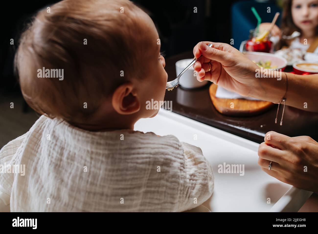 Woman serving dinner fed up hires stock photography and images Alamy