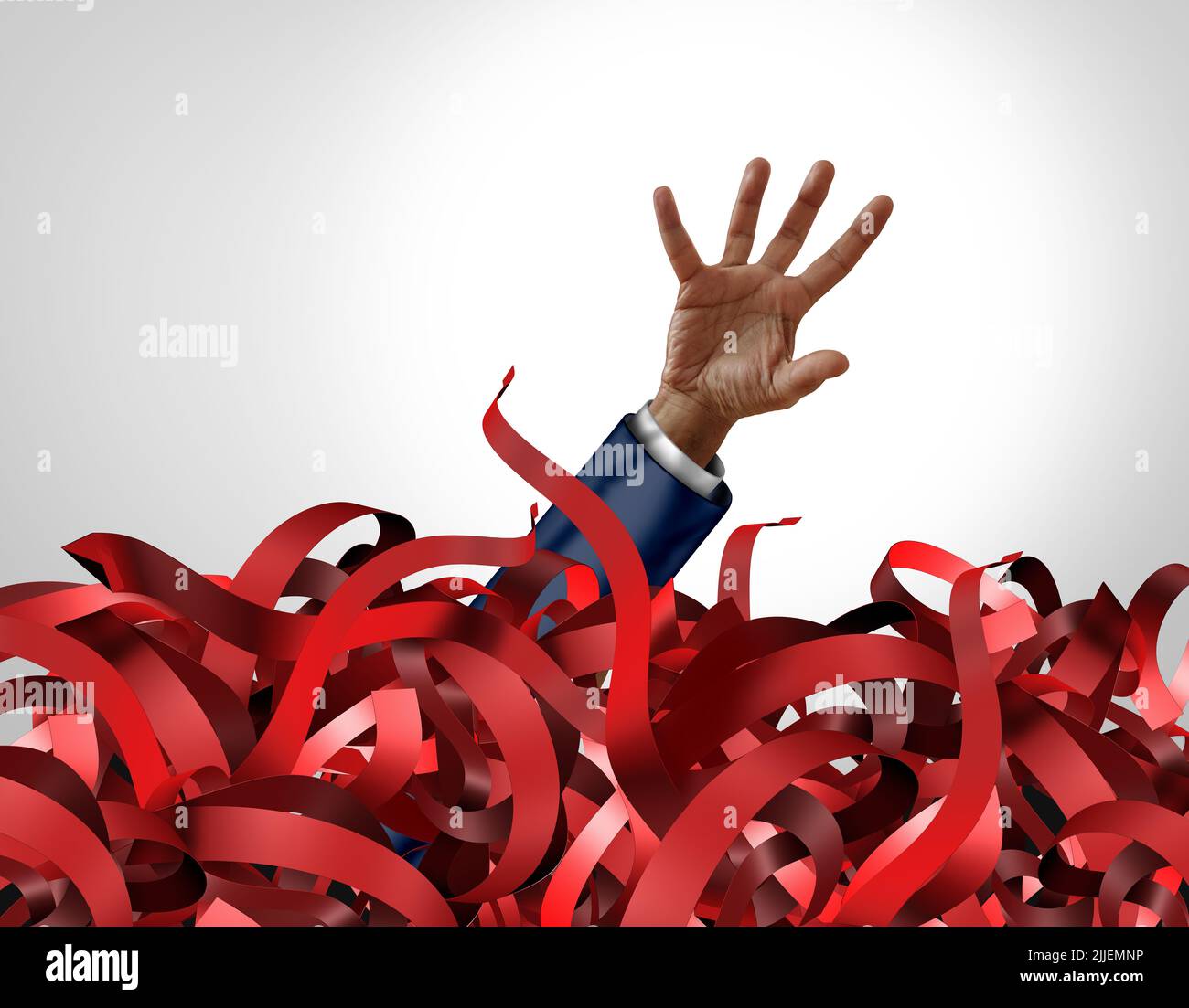 Tangled red tape hires stock photography and images Alamy