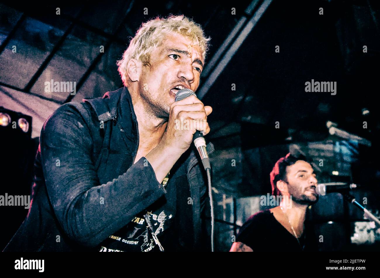 Cristian 'Pity' Álvarez in a live show in Argentina Stock Photo