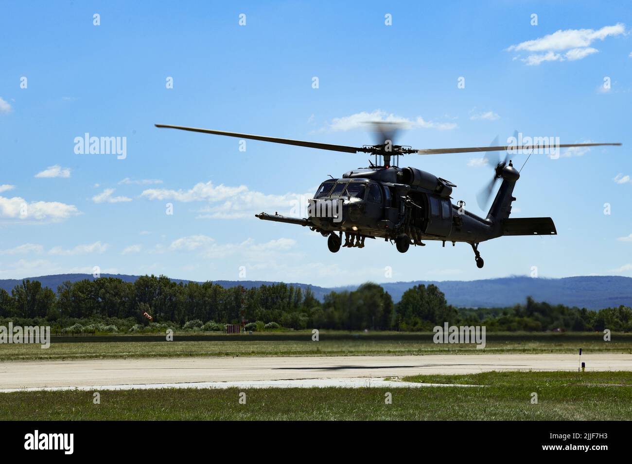 A U.S. Air Force HH-60G Pave Hawk from the 56th Rescue Generation ...