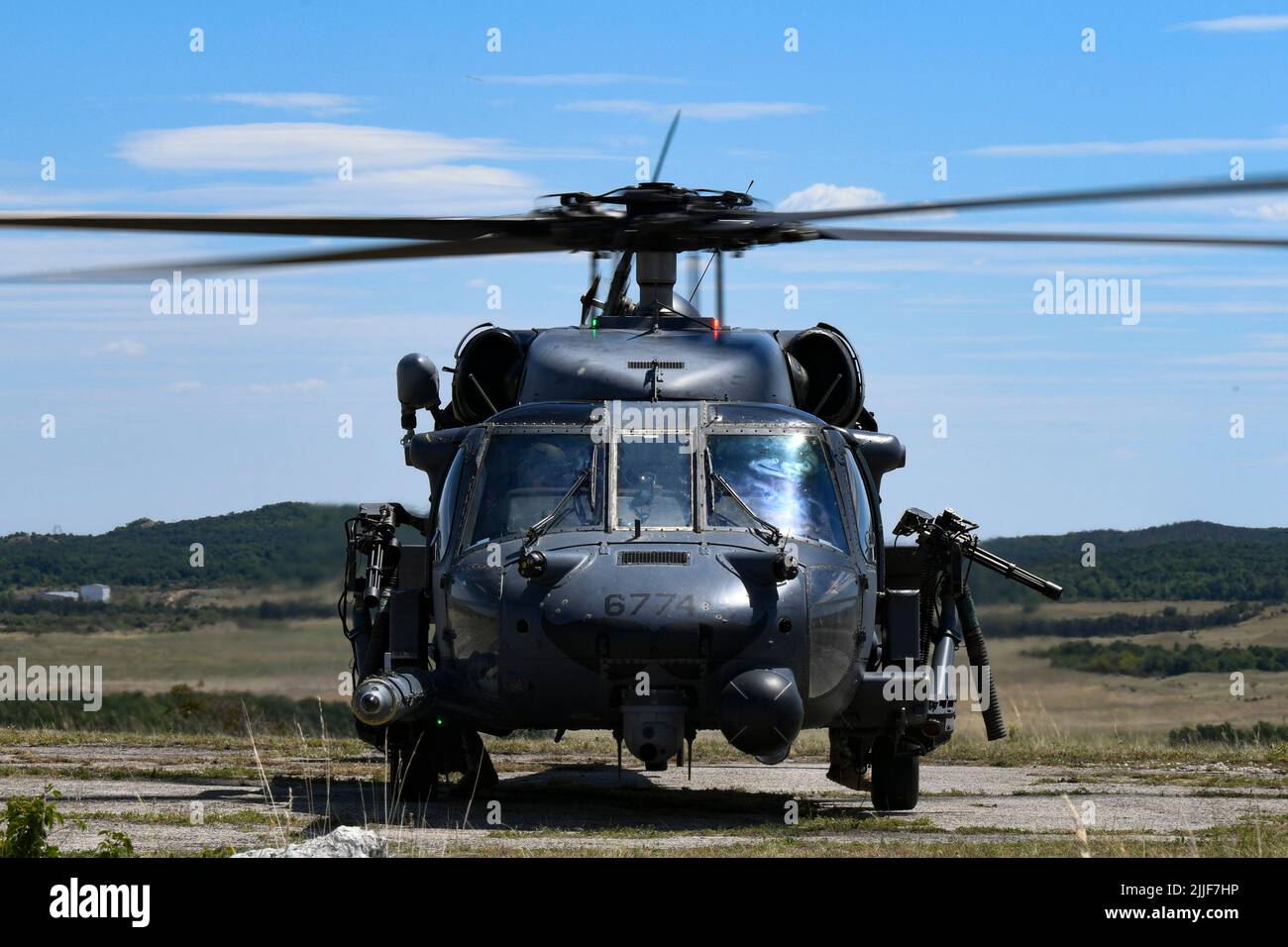 A U.S. Air Force HH-60G Pave Hawk from the 56th Rescue Generation ...