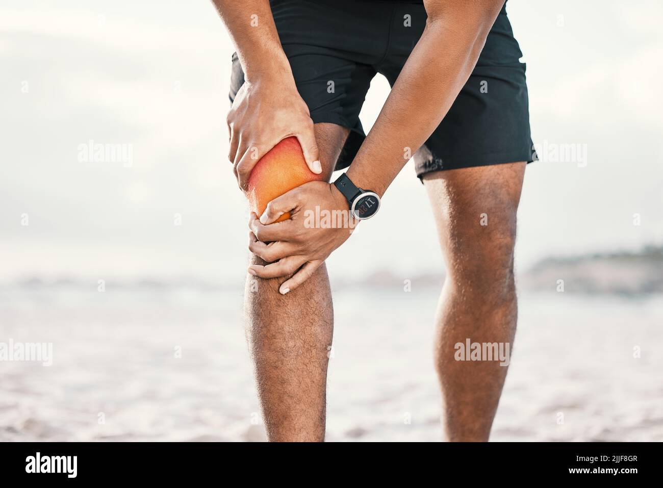 The time to get fit is running out. an unrecognizable male athlete