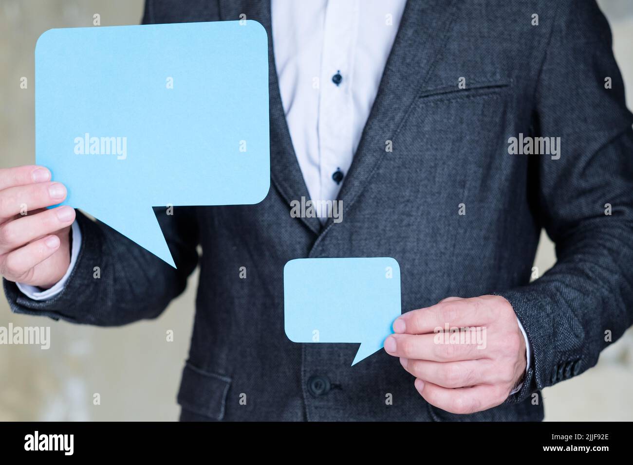 speech bubble business communication dialogue Stock Photo Alamy