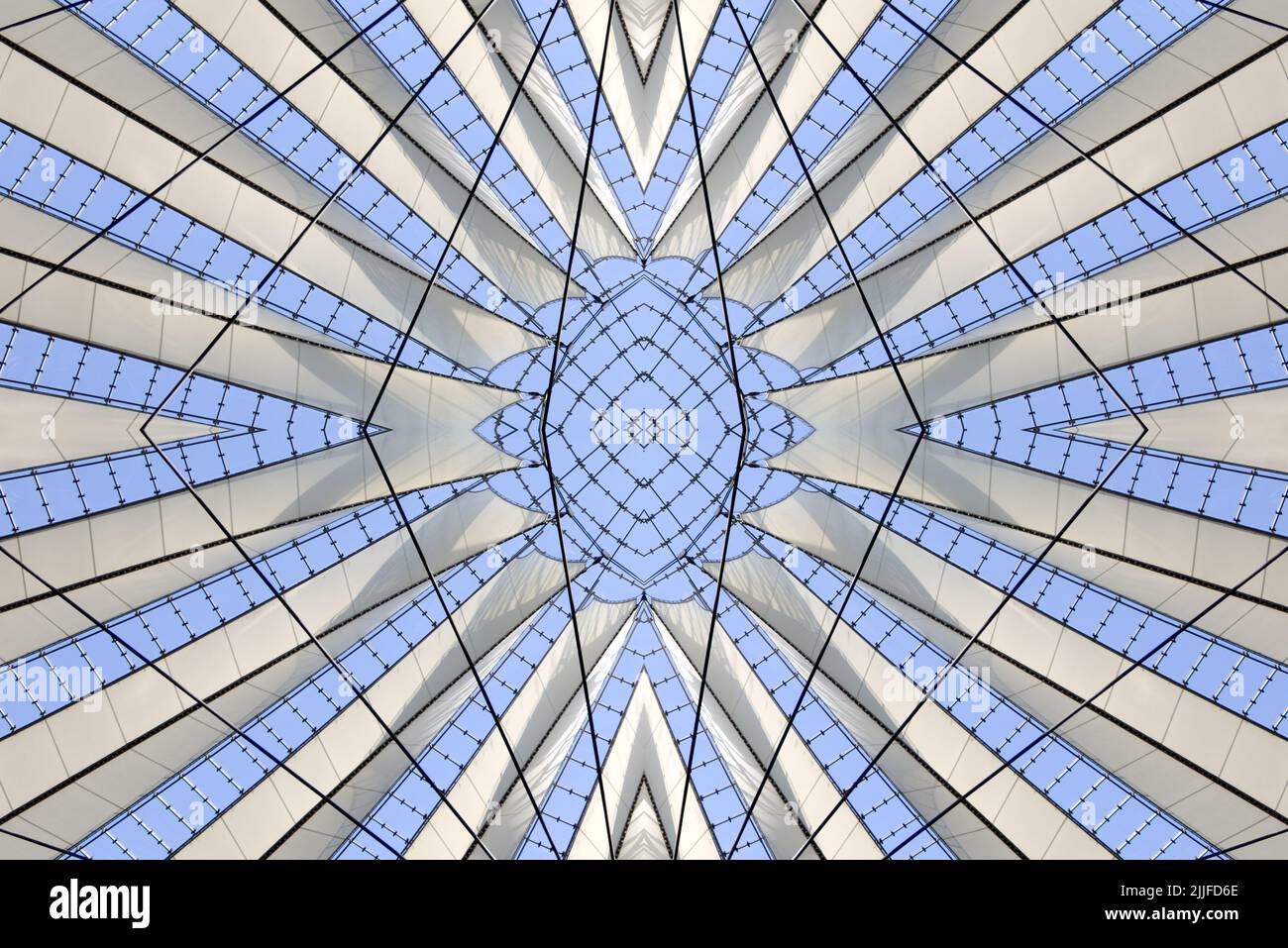 creative and art events - visionary space design of photos in geometry Stock Photo