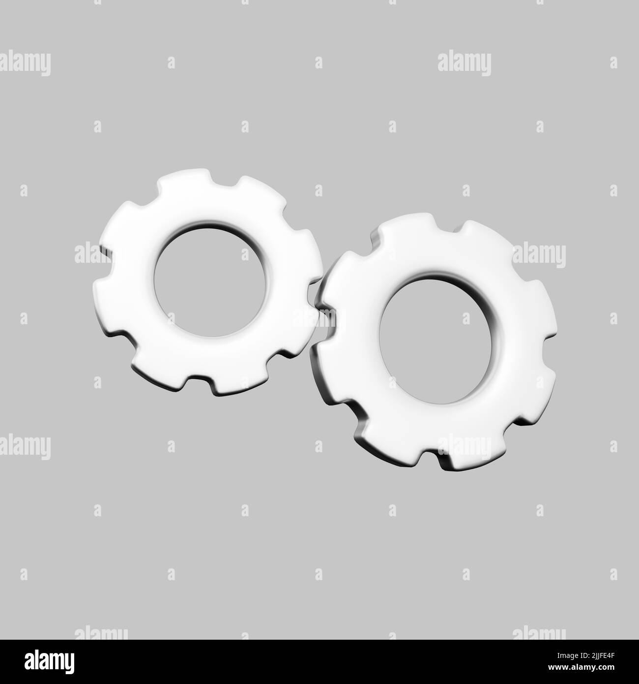 3d render unique 3d setting icon, simple . 3D render gear icon Stock ...