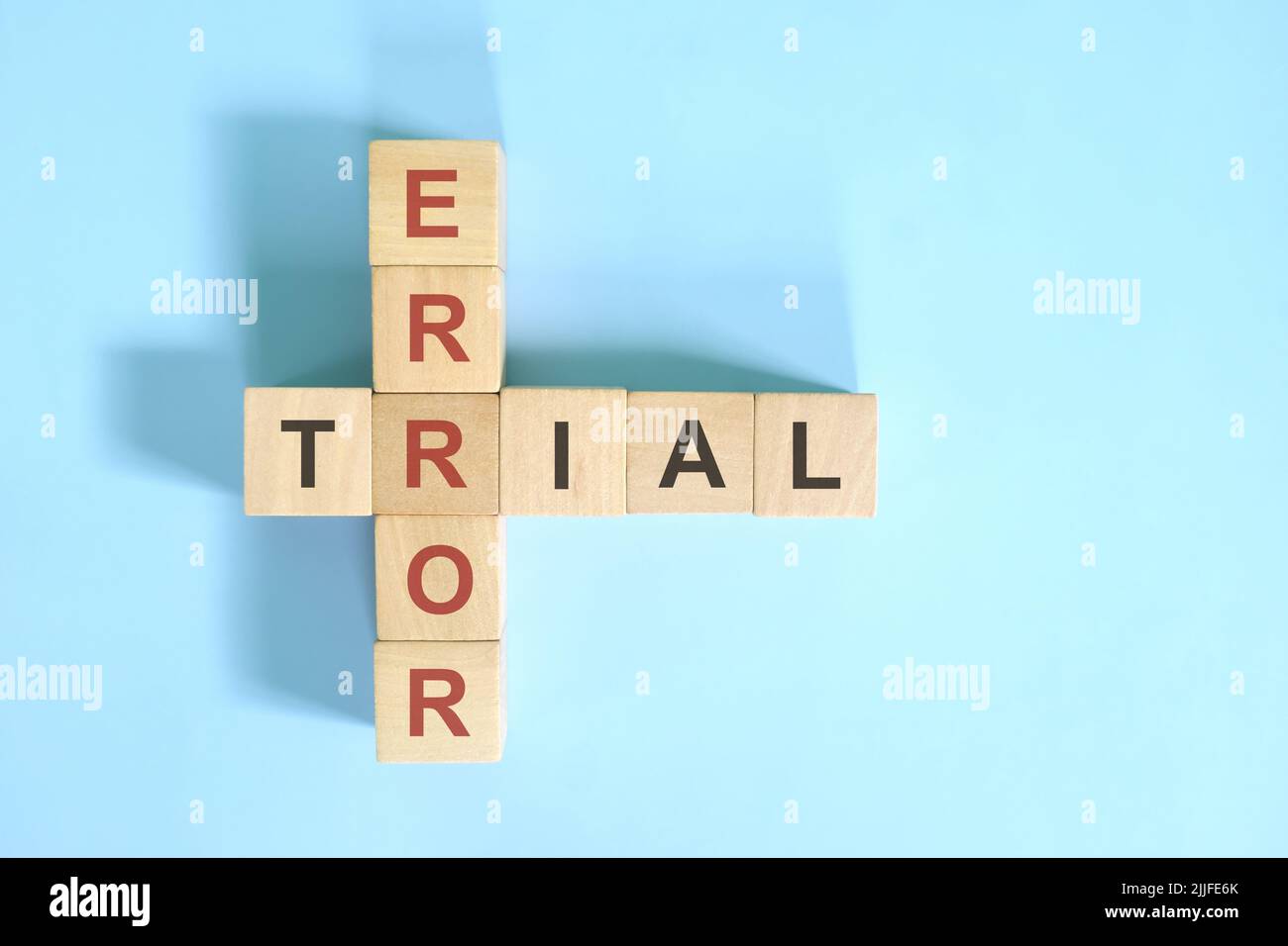 Trial and error text hi-res stock photography and images - Alamy