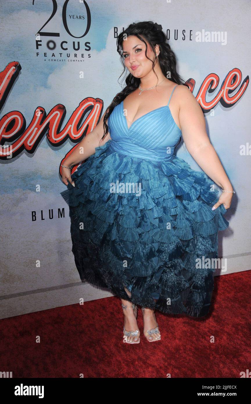 Los Angeles CA 25th July 2022 Isabella Amara At Arrivals For Los Angeles Ca 25th July 2022 Isabella Amara At Arrivals For Vengeance Premiere Ace Hotel Downtown Los Angeles Los Angeles Ca July 25 2022 Credit Elizabeth Live News 2JJFECX 