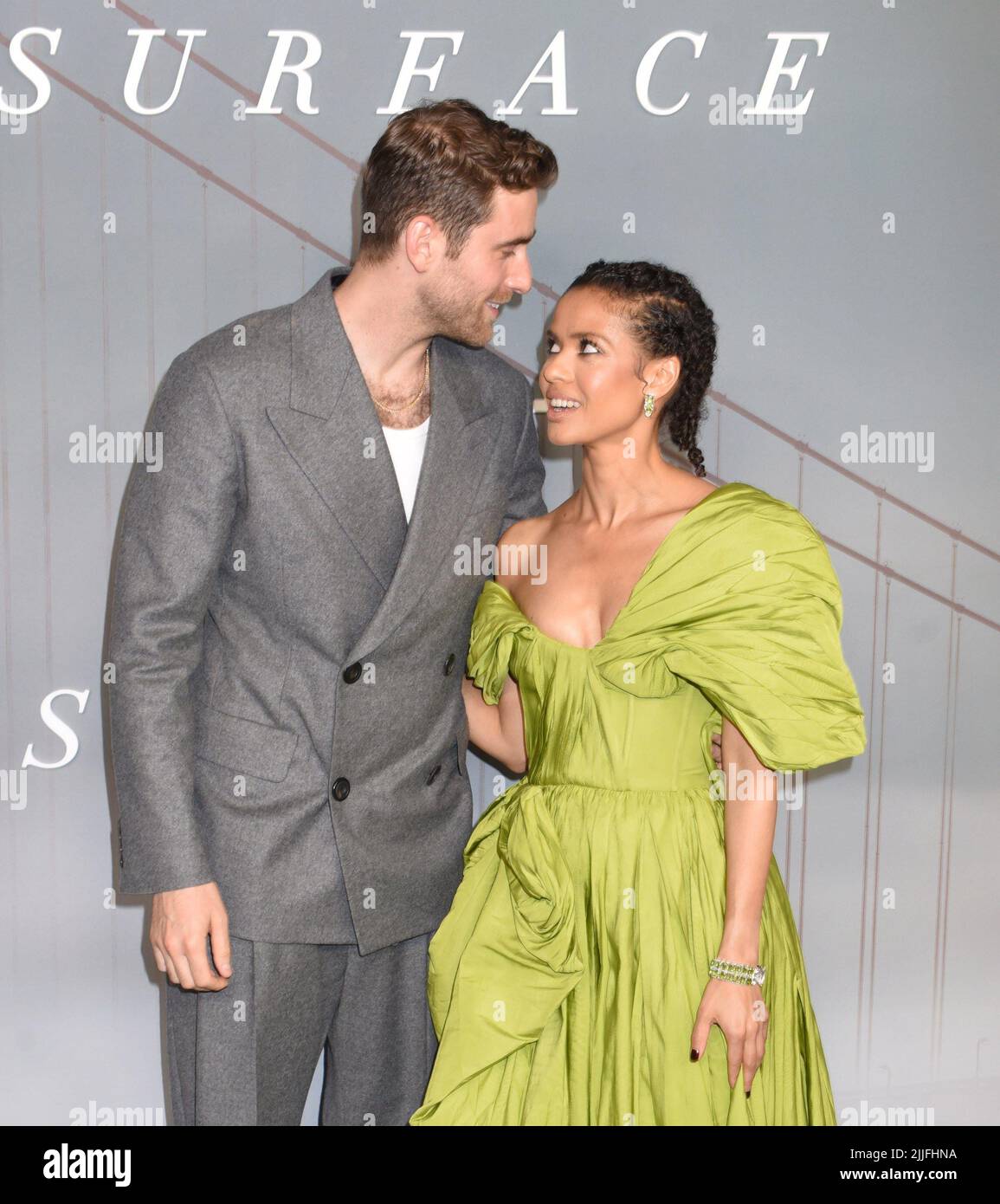 New York, NY, USA. 25th July, 2022. Oliver Jackson-Cohen, Gugu Mbatha