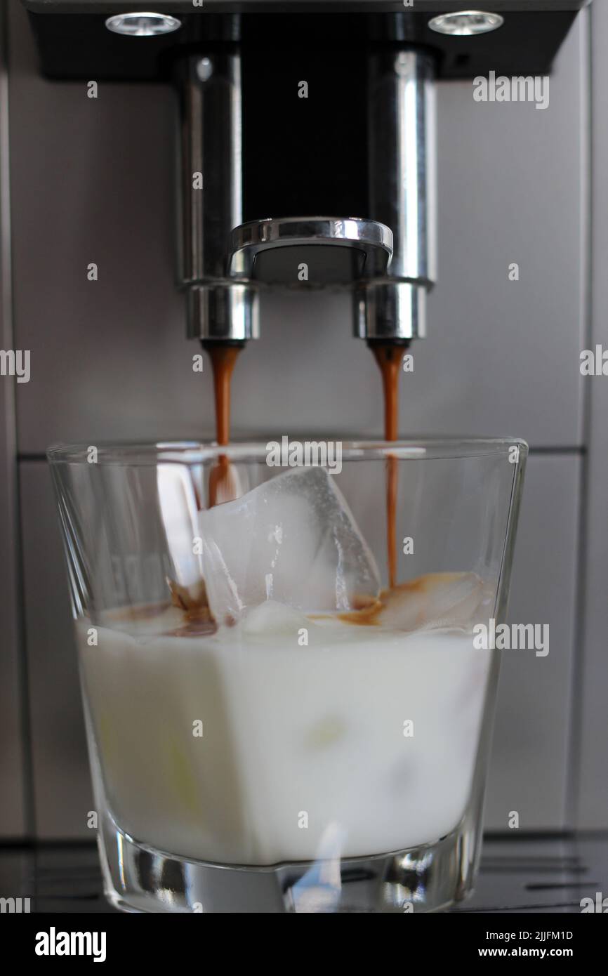 Coffee machine in european cafe hi-res stock photography and images - Alamy